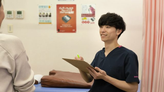 問診中の写真